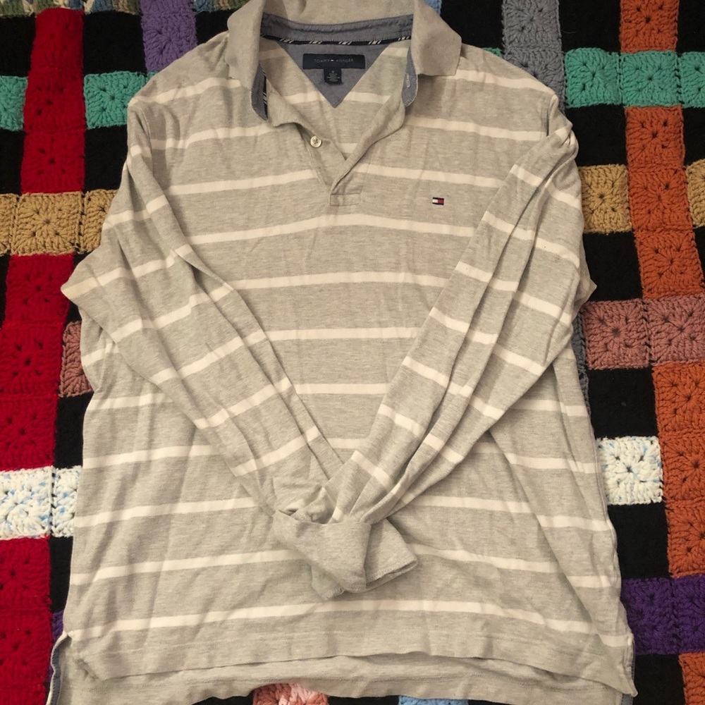 Tommy Hilfiget Long-Sleeve Polo Shirt